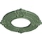 Ekena Millwork Benson Ceiling Medallion (Fits Canopies up to 4 1/8"), 9"OD x 4 1/8"ID x 5/8"P, Athenian Green CM09BNAGF - alternate 4